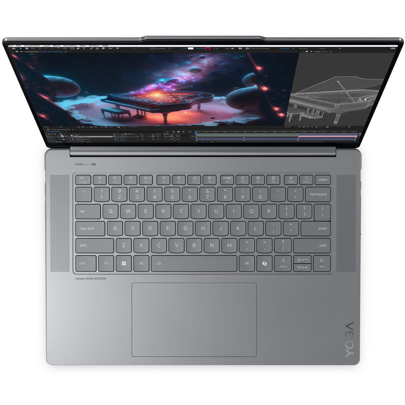 Ноутбук Lenovo Yoga Slim 7 15ILL9 (83HMCTO1WW) Luna Grey - фото 3