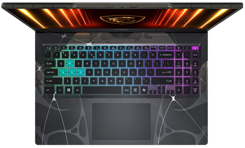 Ноутбук MSI Cyborg 15 AI B2V (CYBORGA15B2071) Translucent Black - фото 2