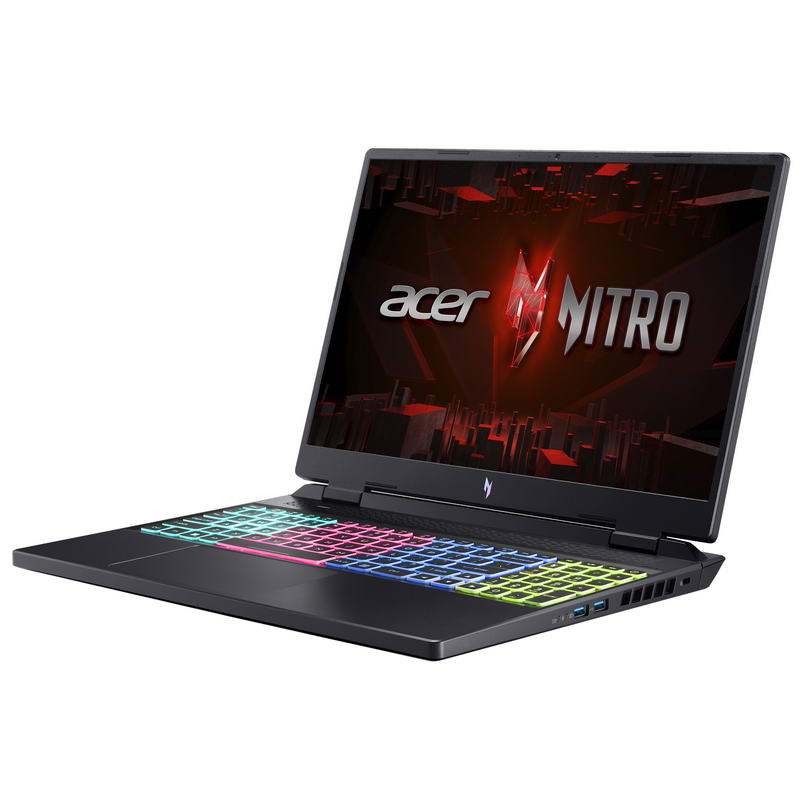 Ноутбук Acer Nitro 16 AN16-41-R5KC (NH.QLJAA.001) Obsidian Black - фото 1