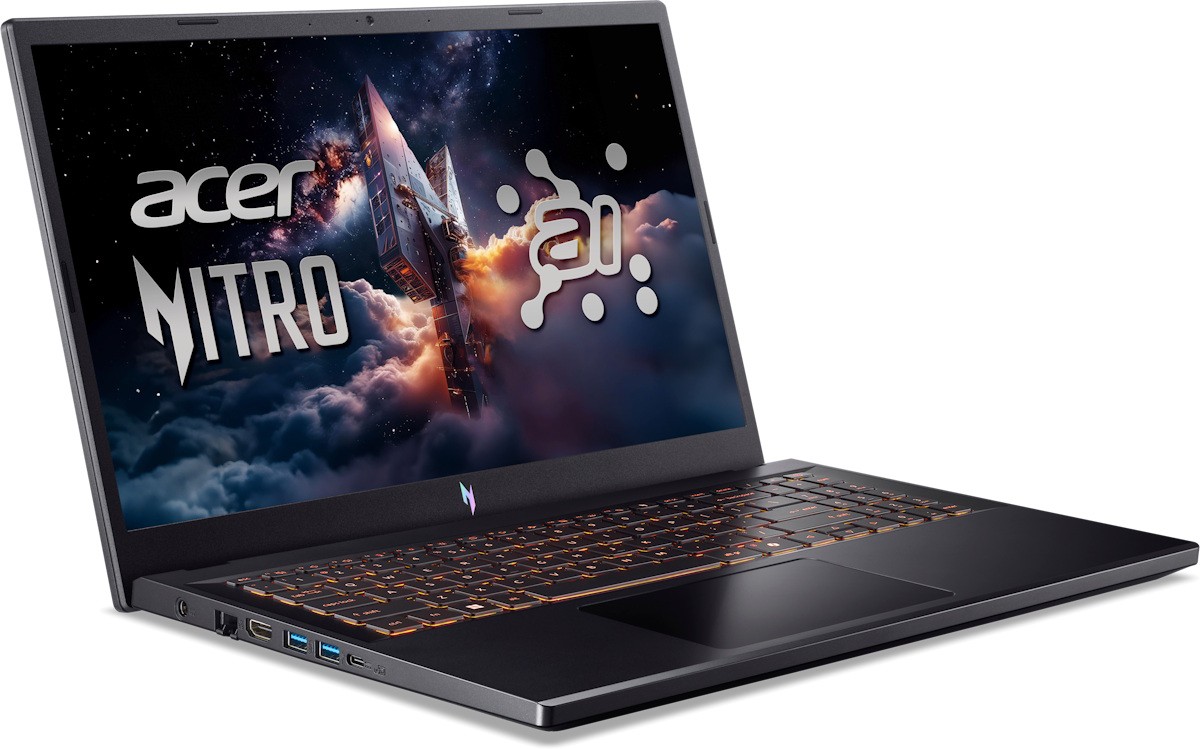 Ноутбук Acer Nitro V 15 AI ANV15-42-R28K (NH.U31EU.00B) Obsidian Black - фото 2 Ноутбук Acer Nitro V 15 AI ANV15-42-R28K (NH.U31EU.00B) Obsidian Black - фото 2