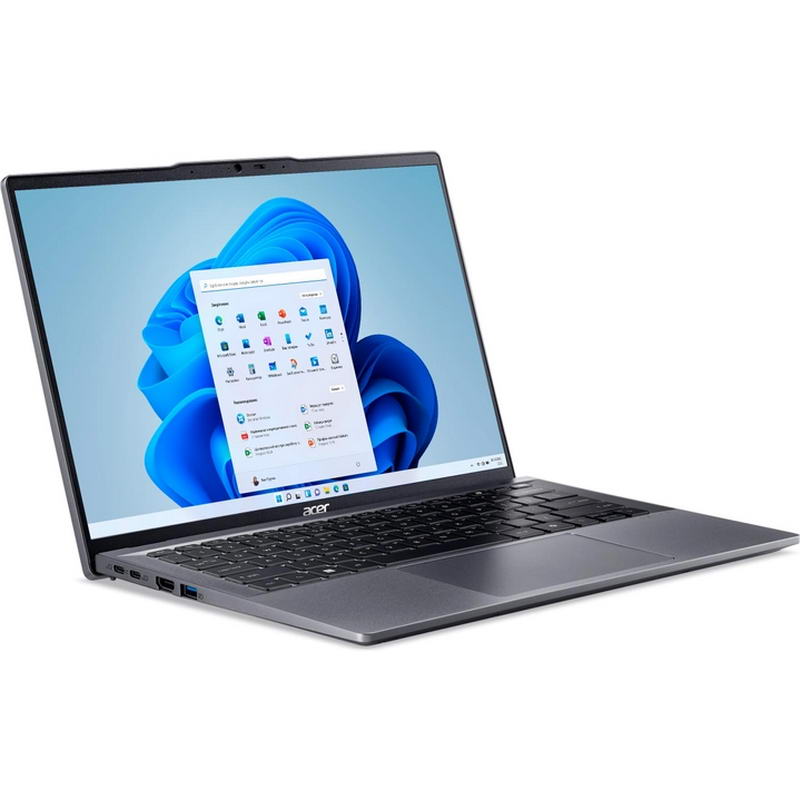 Ноутбук Acer Swift Go 14 SFG14-63-R5T4 (NX.KYLEU.002) Steel Gray - фото 1