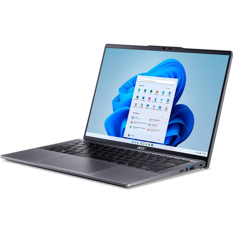 Ноутбук Acer Swift Go 14 SFG14-63-R5T4 (NX.KYLEU.002) Steel Gray - фото 2