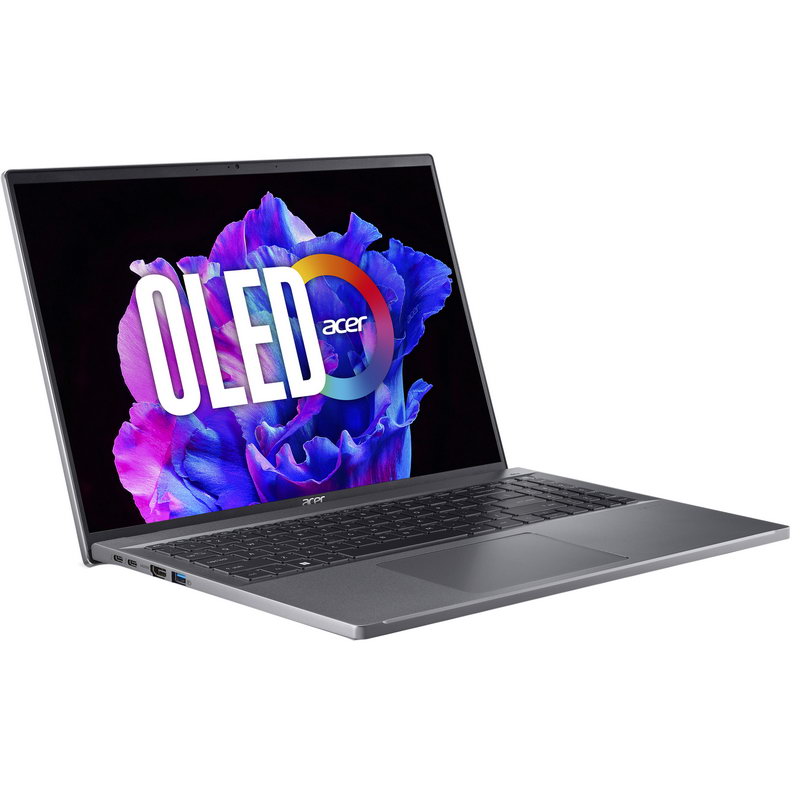 Ноутбук Acer Swift Go 16 SFG16 (NX.KFSEG.015) Steel Gray - фото 1 Ноутбук Acer Swift Go 16 SFG16 (NX.KFSEG.015) Steel Gray - фото 1