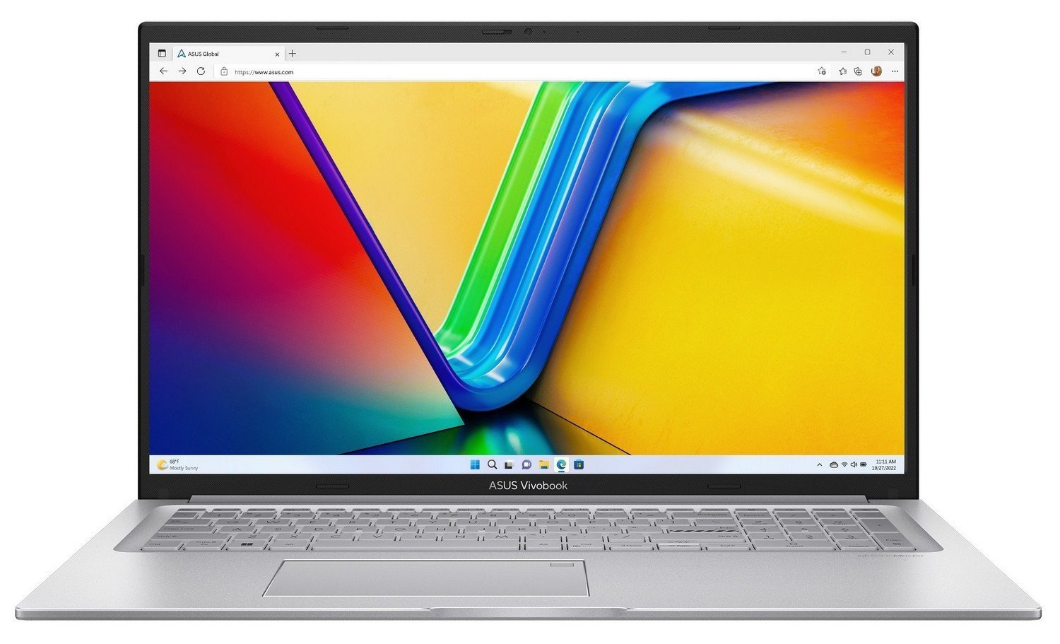 Ноутбук ASUS Vivobook 17 X1704VA-AU890 (90NB13X1-M00C60) Cool Silver