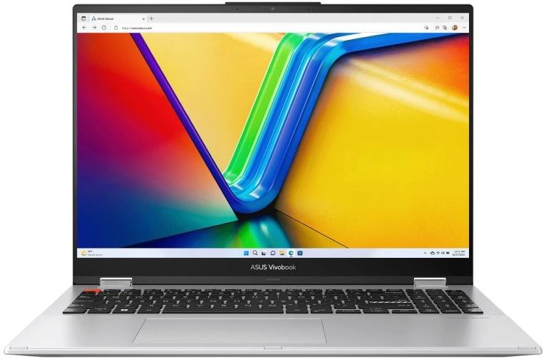 Ноутбук ASUS Vivobook S 16 Flip TP3604VA-MC273W (90NB1052-M00B00) Cool Silver - фото 1