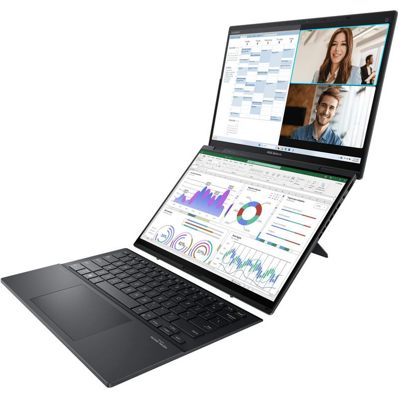 Ноутбук ASUS Zenbook Duo UX8406CA-PZ042X (90NB14X1-M001F0) Inkwell Gray - фото 5 Ноутбук ASUS Zenbook Duo UX8406CA-PZ042X (90NB14X1-M001F0) Inkwell Gray - фото 5