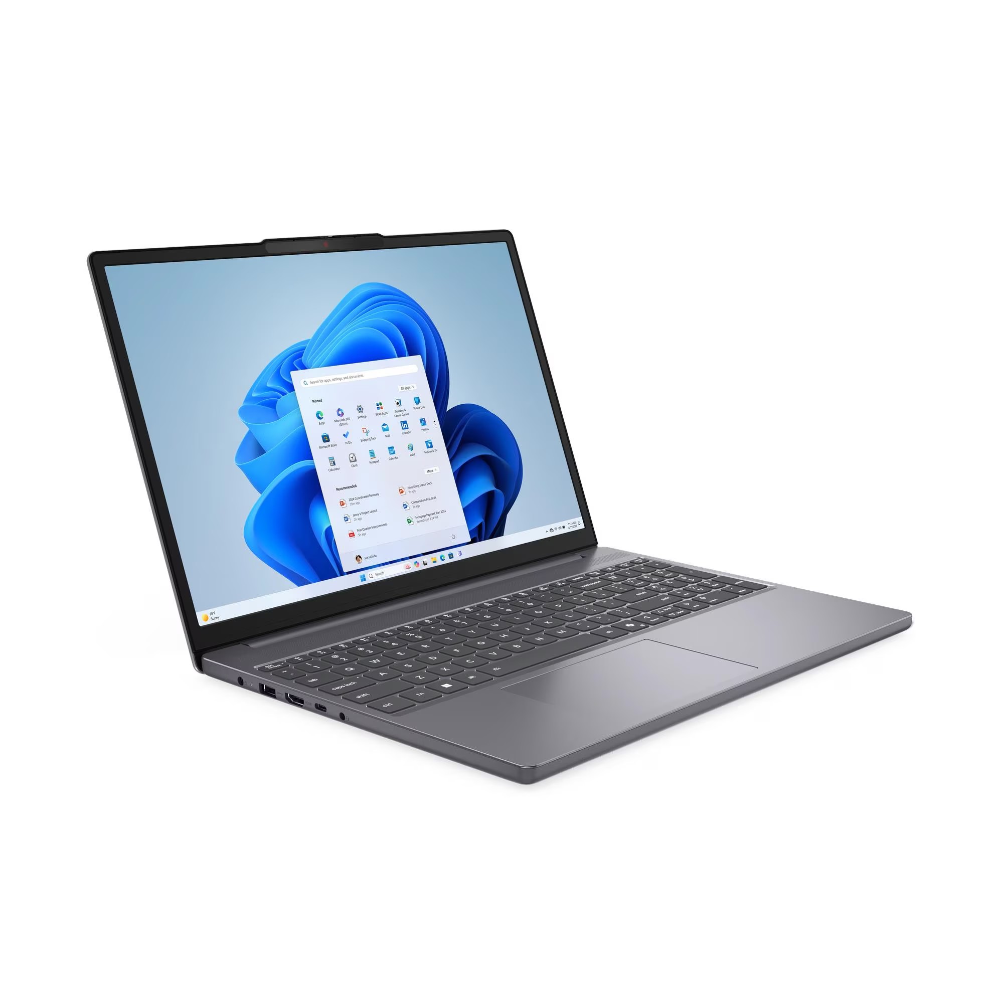 Ноутбук Lenovo IdeaPad Slim 3 15IRH10 (83K100UTRA) Luna Grey - фото 1