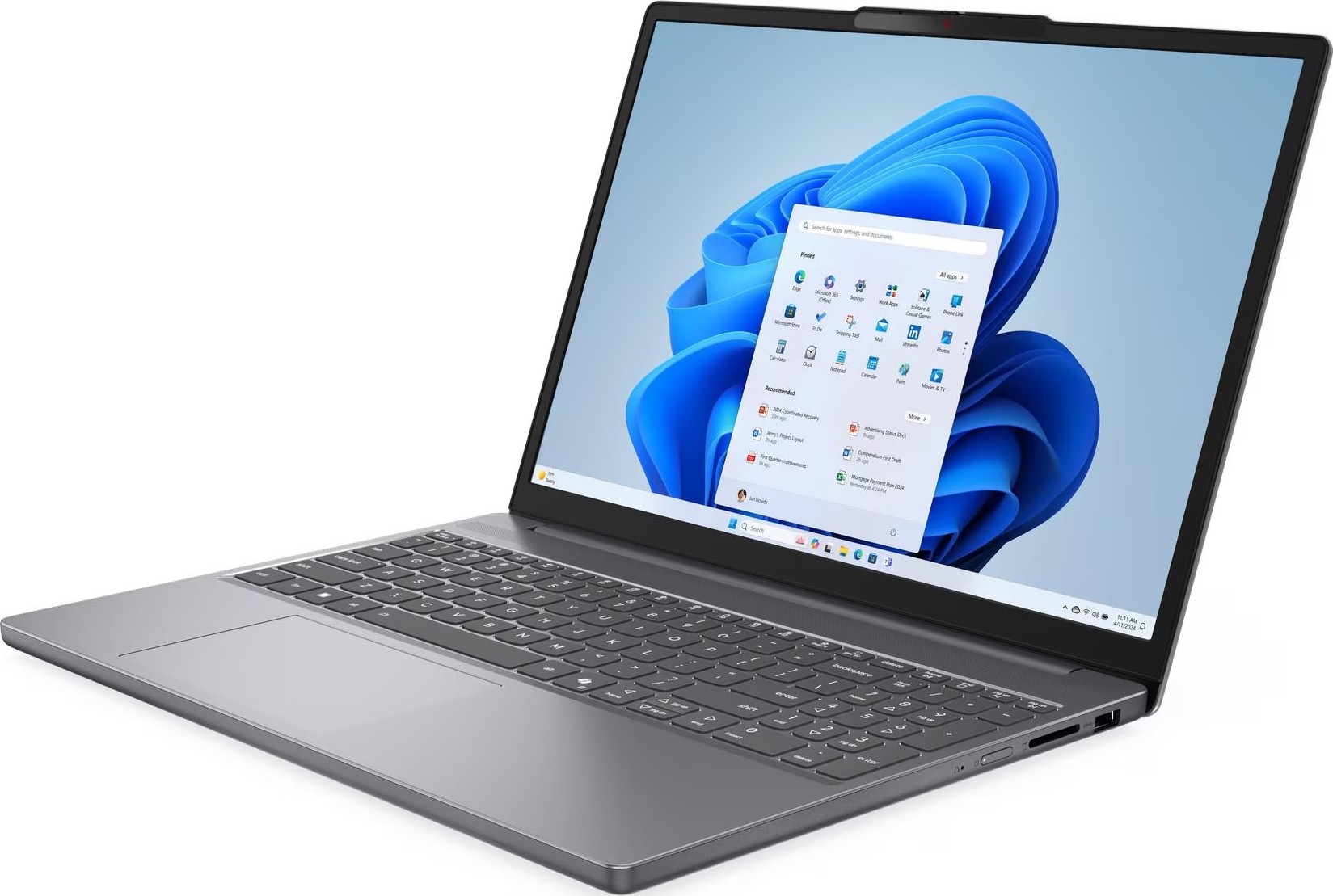 Ноутбук Lenovo IdeaPad Slim 3 15IRH10 (83K1010ERA) Luna Grey - фото 2