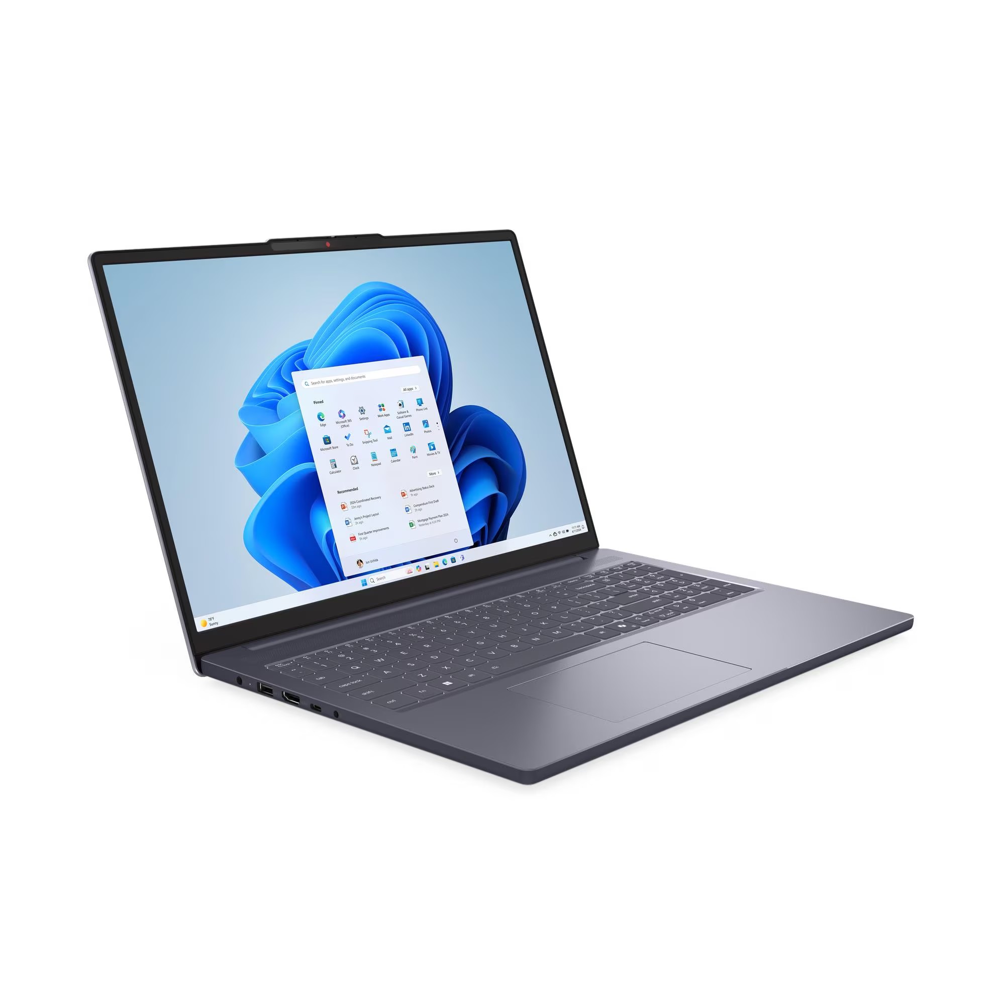 Ноутбук Lenovo IdeaPad Slim 3 16IRH10 (83K2008WRA) Luna Grey - фото 2