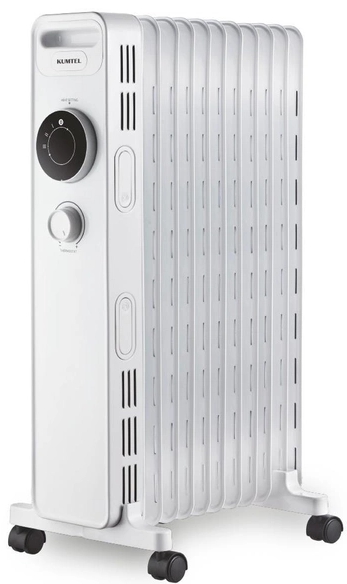 Масляний обігрівач KUMTEL KUM-1230S White - фото 1