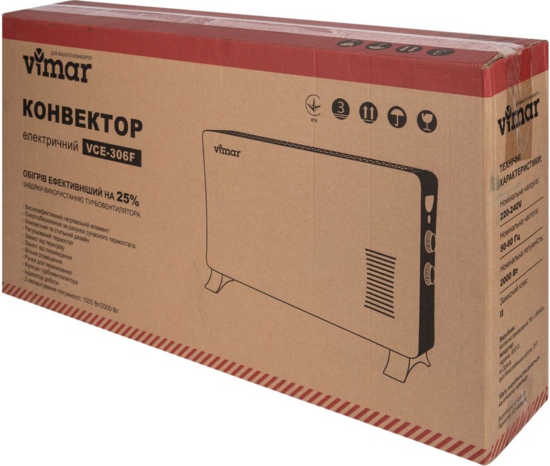 Конвектор Vimar VCE-306F - фото 4 Конвектор Vimar VCE-306F - фото 4