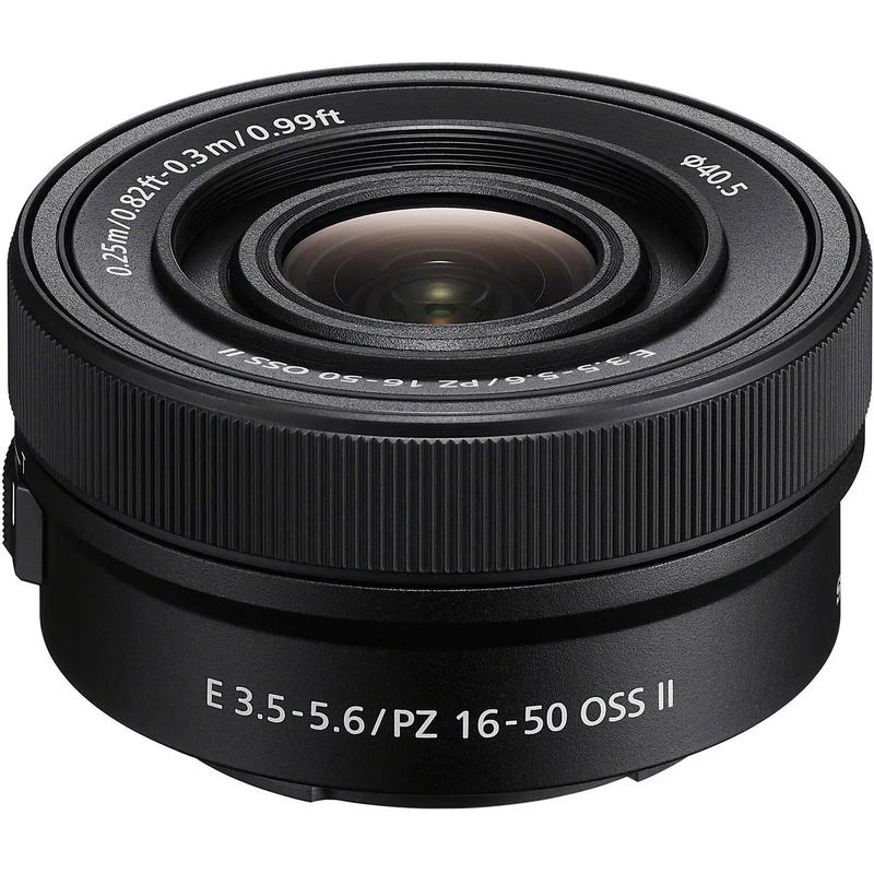 Об'єктив Sony E PZ 16-50mm f/3,5-5,6 OSS II Black (SELP16502)