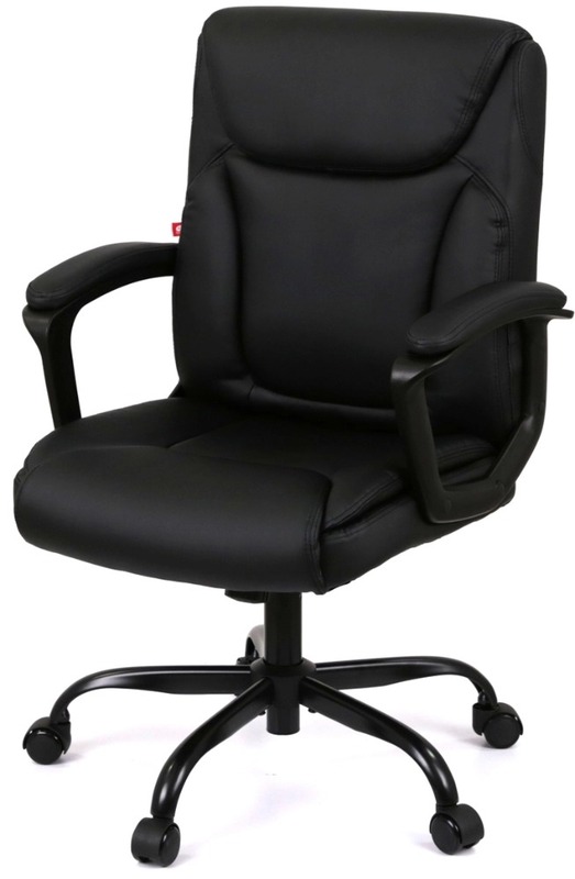 Офисное кресло АКЛАС Ливар 10002M Черный (PU Black) (00158598)