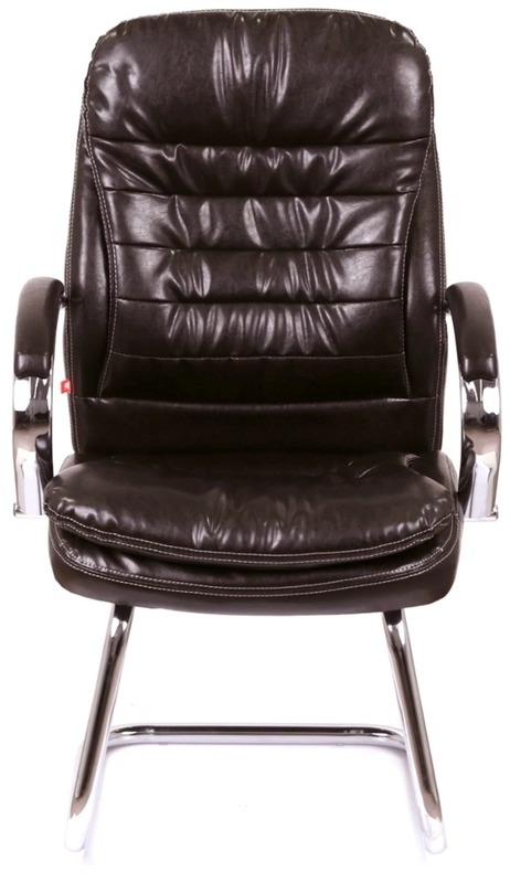 Крісло конференційне АКЛАС Валенсія CF (XY-7004G-1) Коричневий (PU Dark Brown) (00161483)