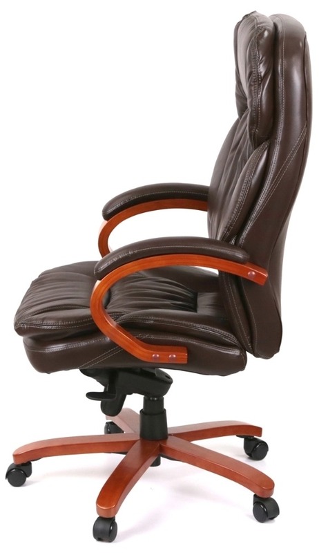 Крісло АКЛАС Тіроль EX GB-236WW (Шкіра LC-K Dark brown) (00163343) - фото 2
