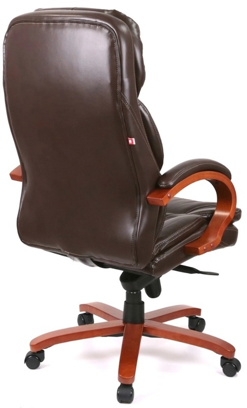Крісло АКЛАС Тіроль EX GB-236WW (Шкіра LC-K Dark brown) (00163343) - фото 3
