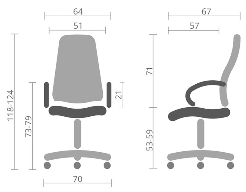Крісло АКЛАС Тіроль EX GB-236WW (Шкіра LC-K Dark brown) (00163343) - фото 4