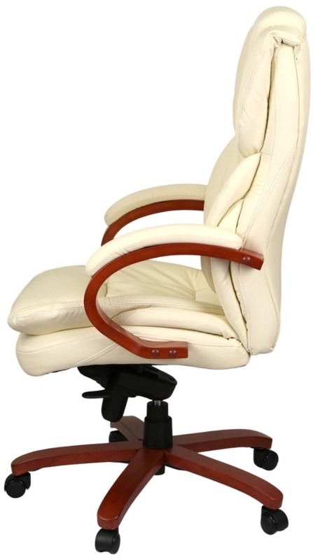 Крісло АКЛАС Флорида EX GB-233WW (Шкіра LC-F Beige) (00163347) - фото 2