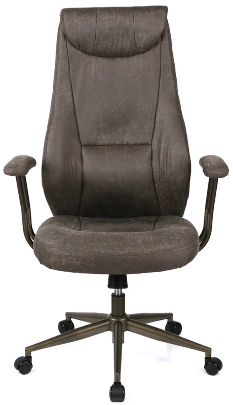 Крісло АКЛАС Булат R-SR (Штучна замша 02 Dark gray) (00172366)