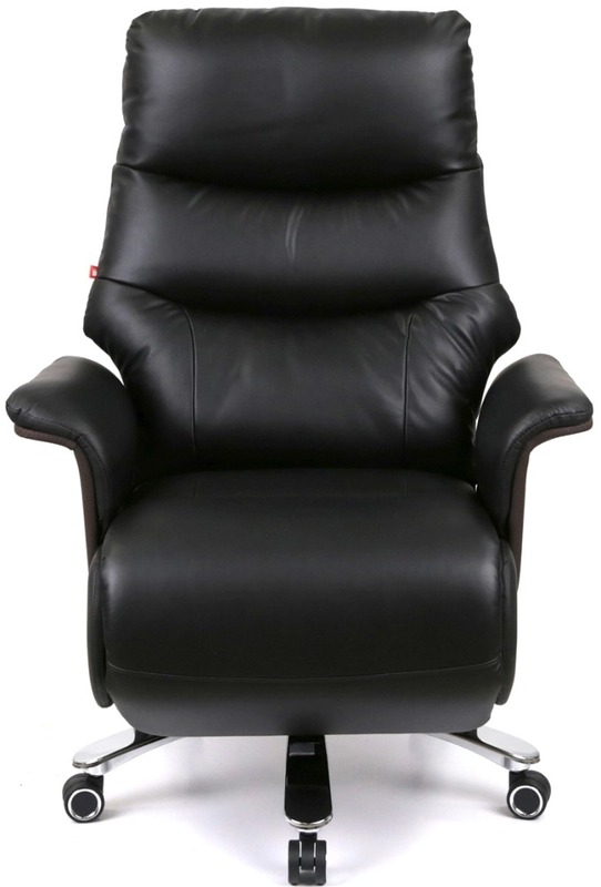 Офисное кресло АКЛАС Атаман (Кожа LC-A Black) (00174391)