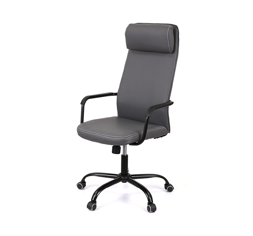 Кресло АКЛАС Бейкер HR KD TILT Серый PU grey (146352)