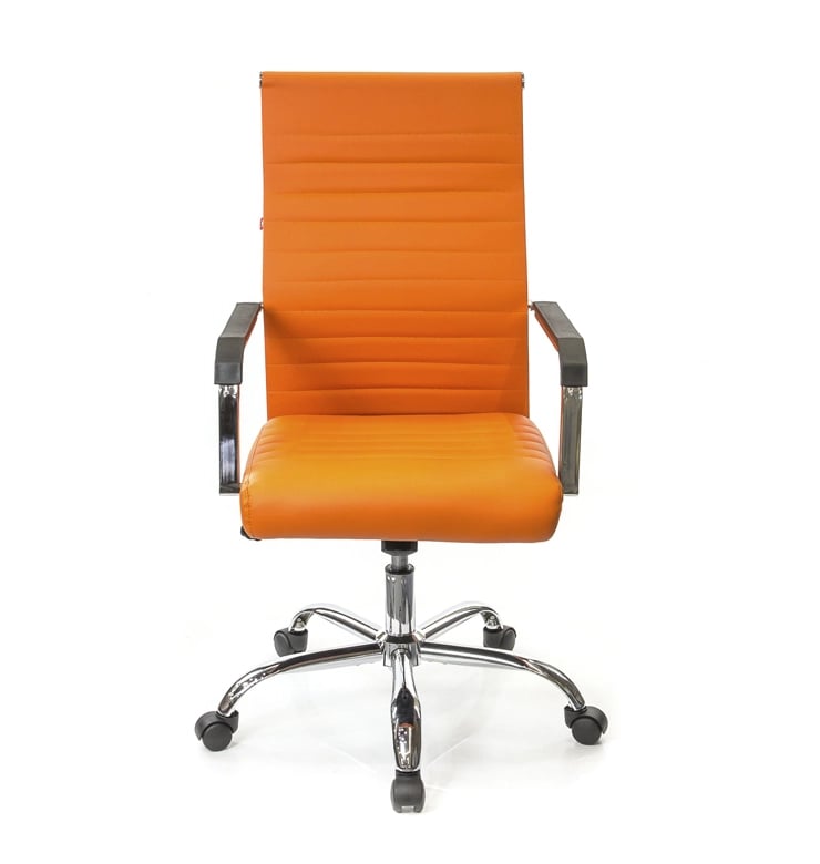 Кресло АКЛАС Кап FX СН TILT Оранжевый PU orange (9905) - фото 2 Кресло АКЛАС Кап FX СН TILT Оранжевый PU orange (9905) - фото 2