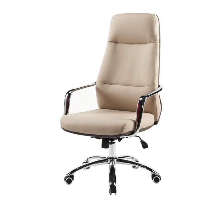 Кресло АКЛАС Сейя ANF Бежевый PU Beige/Brown (127045)