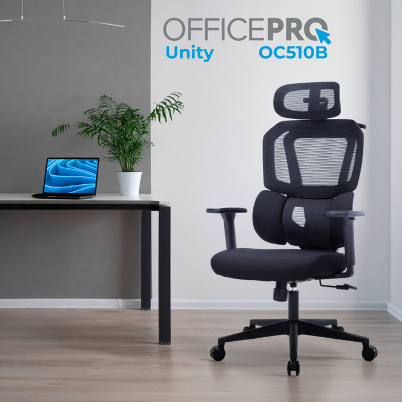 Офисное кресло OfficePro Unity OC510B Black - фото 4 Офисное кресло OfficePro Unity OC510B Black - фото 4
