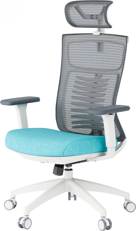 Офисное кресло OfficePro Balance OC550-W-DG-BL - фото 3 Офисное кресло OfficePro Balance OC550-W-DG-BL - фото 3