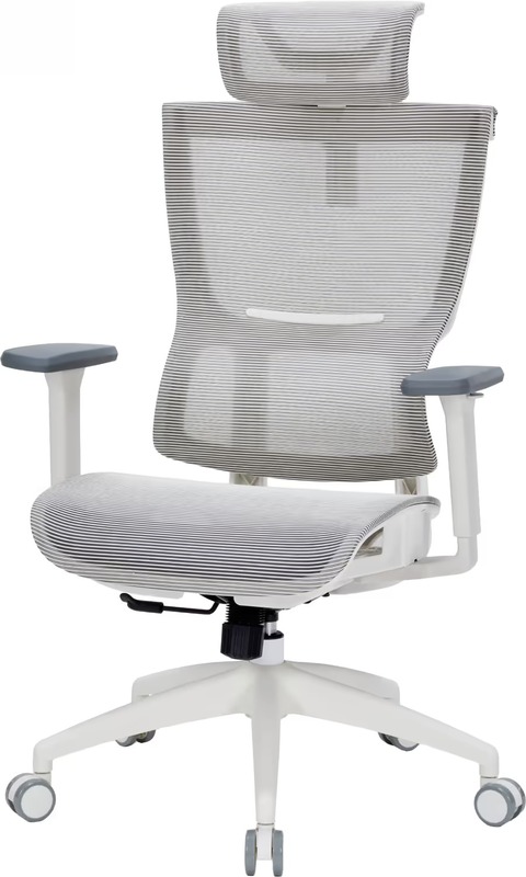 Офисное кресло OfficePro Elegant OC660-W-LG-LG - фото 1 Офисное кресло OfficePro Elegant OC660-W-LG-LG - фото 1