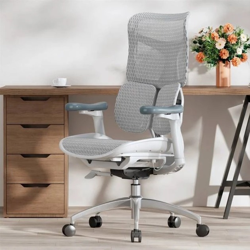 Офисное кресло Sihoo DORO S100 Mesh White (S100-M302) - фото 4 Офисное кресло Sihoo DORO S100 Mesh White (S100-M302) - фото 4