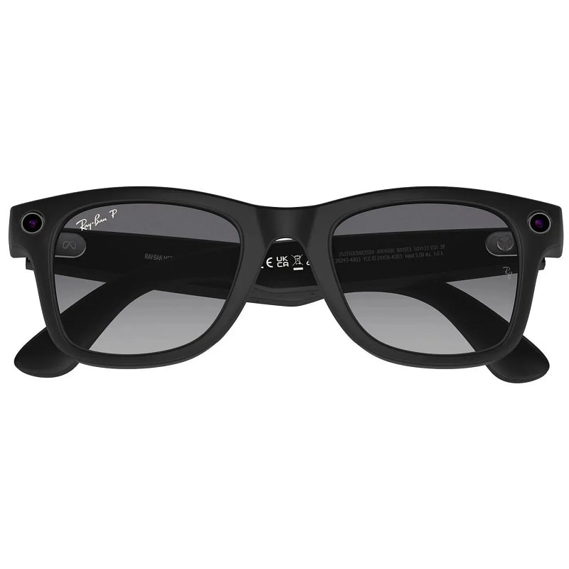 Смарт-окуляри Ray-Ban Meta Wayfarer Matte Black/Graphite size XXL (RW4008 601ST3 53-22) - фото 2