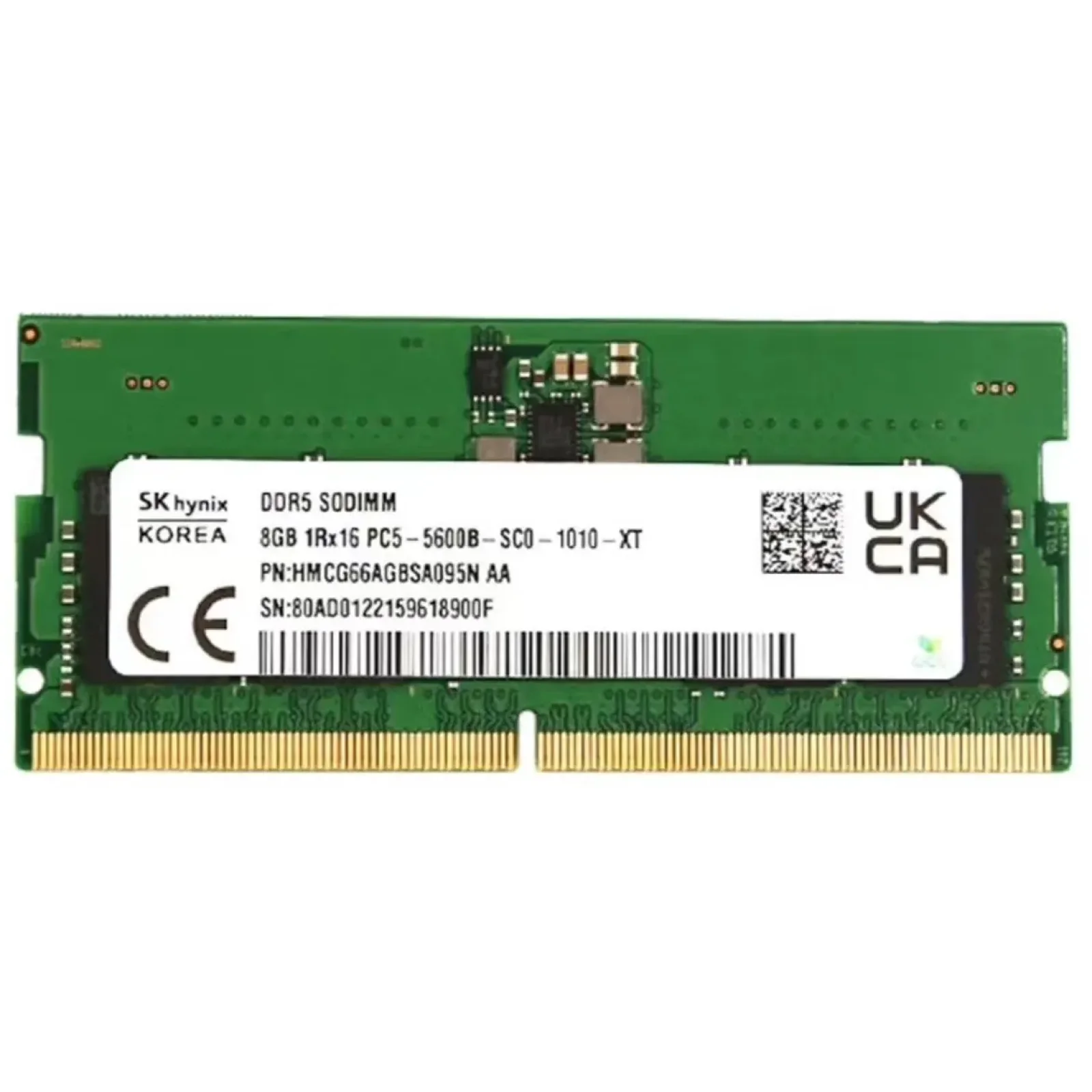 Оперативна пам'ять SK hynix 8 GB SO-DIMM DDR5 4800 MHz (HMCG66MEBSA095N) OEM