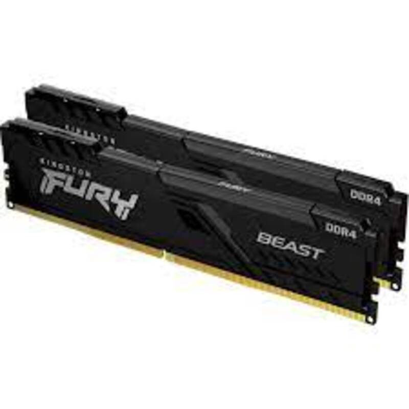 Оперативна пам'ять Kingston FURY 32 GB (2x16GB) DDR4 3733 MHz Beast (KF437C19BB1K2/32)