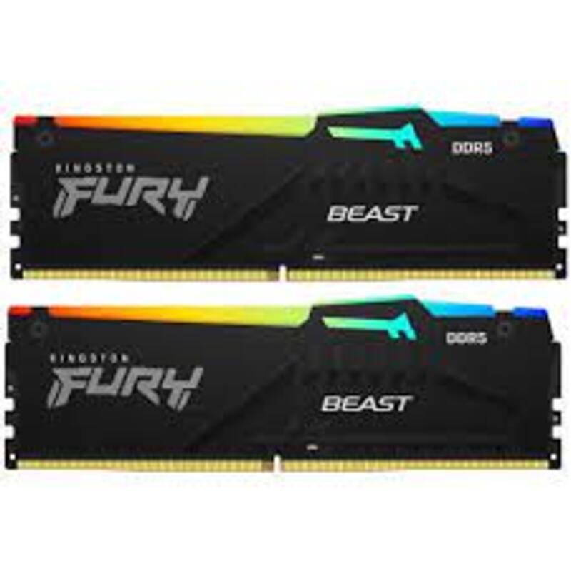 Оперативна пам'ять Kingston FURY 32 GB DDR5 5200 MHz Beast RGB (KF552C40BBA-32) - фото 1