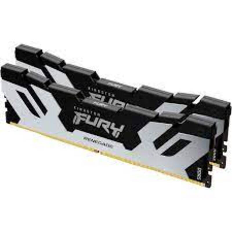 Оперативна пам'ять Kingston DDR5 64GB KIT (32GBx2) 6000 Renegade Silver XMP (KF560C32RSK2-64)