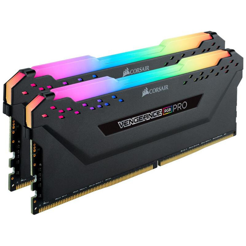 Оперативная память Corsair 32 GB (2x16GB) DDR4 3600 MHz Vengeance RGB Pro Black (CMW32GX4M2Z3600C18) - фото 1 Оперативная память Corsair 32 GB (2x16GB) DDR4 3600 MHz Vengeance RGB Pro Black (CMW32GX4M2Z3600C18) - фото 1