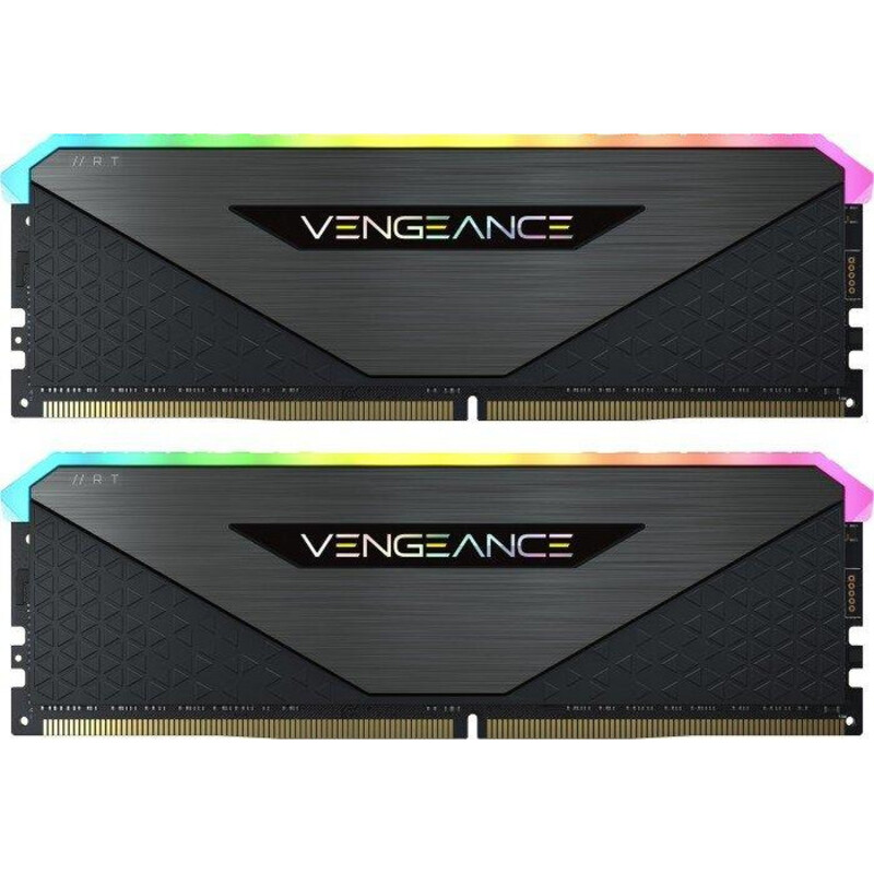 Оперативная память Corsair 32 GB (2x16GB) DDR4 3600 MHz Vengeance RGB RT Black (CMN32GX4M2Z3600C18)