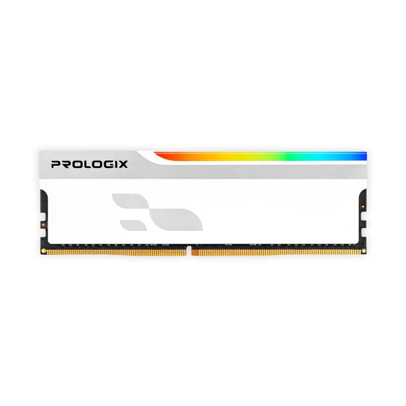 Оперативна пам'ять Prologix DDR4 8GB 3200 MHz Onyx White RGB (PRO8GB3200YWR4)