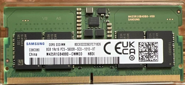Оперативна пам'ять Samsung SODIMM DDR5 5600MHz 8GB (M425R1GB4BB0-CWMOD)