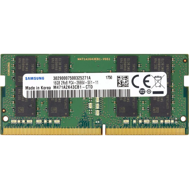 Оперативна пам'ять Samsung SO-DIMM 8GB DDR5 5600MHz (M425R1GB4BB0-CWMOL)