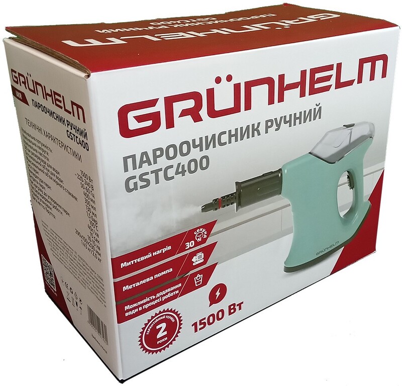 Пароочиститель Grunhelm GSTC400 - фото 4 Пароочиститель Grunhelm GSTC400 - фото 4