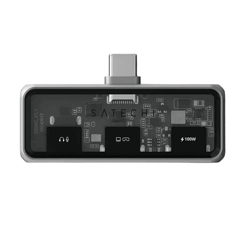 Мультипортовый адаптер Satechi Mobile XR Hub with Audio Space Grey (ST-HXRAJM)