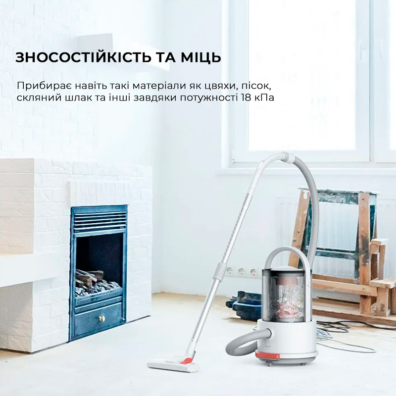 Профессиональный пылесос Deerma Vacuum Cleaner Wet and Dry TJ200 - фото 2 Профессиональный пылесос Deerma Vacuum Cleaner Wet and Dry TJ200 - фото 2