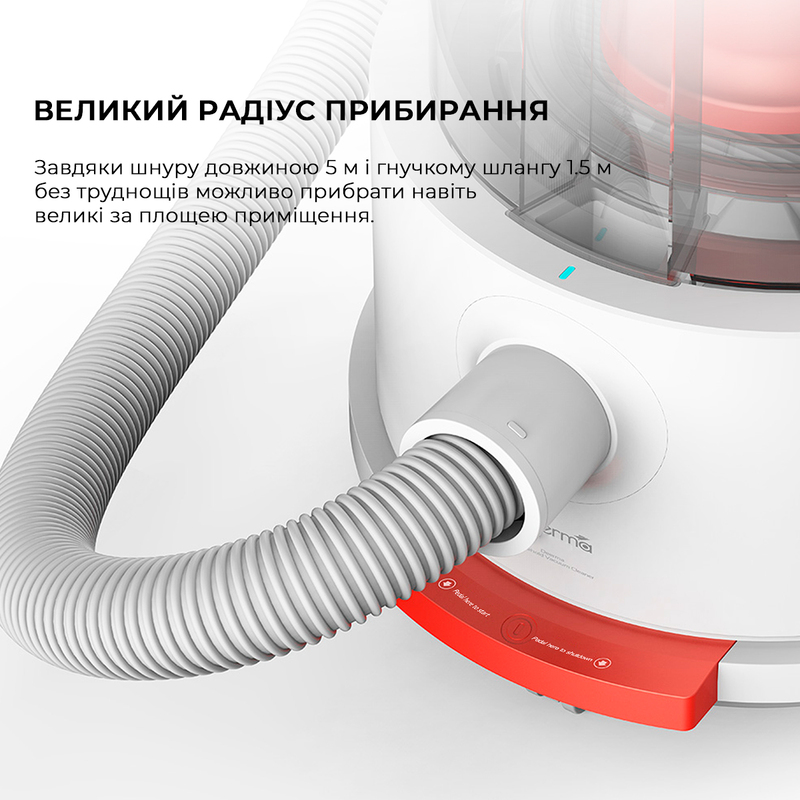 Профессиональный пылесос Deerma Vacuum Cleaner Wet and Dry TJ200 - фото 3 Профессиональный пылесос Deerma Vacuum Cleaner Wet and Dry TJ200 - фото 3