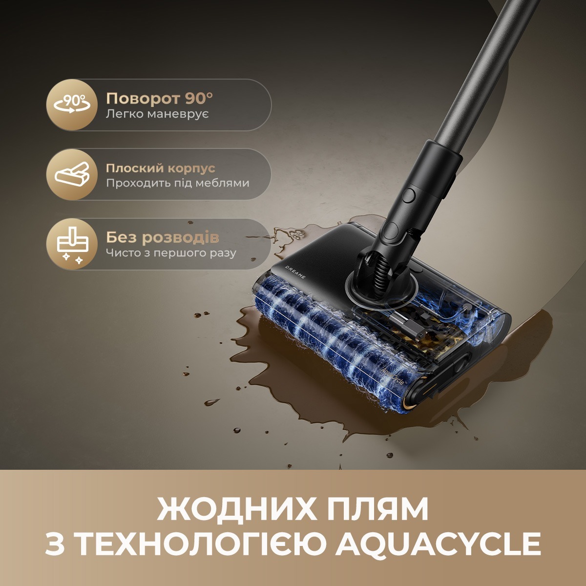 Пылесос Dreame R20 Ultra AquaCycle (VRV57F) Europe - фото 1 Пылесос Dreame R20 Ultra AquaCycle (VRV57F) Europe - фото 1
