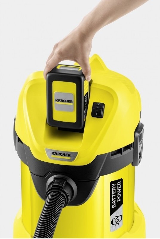 Профессиональный пылесос Karcher WD 3 Battery (1.629-910.0) - фото 2