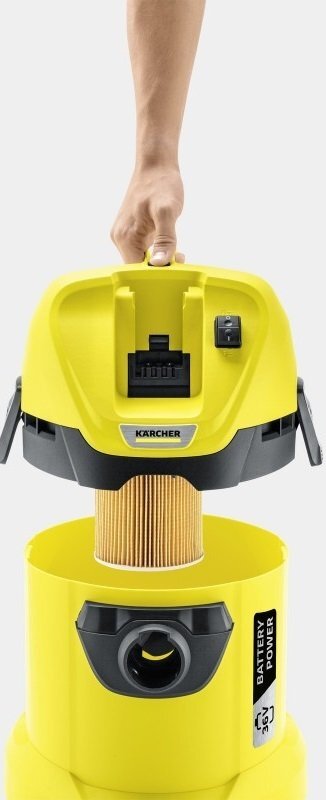 Профессиональный пылесос Karcher WD 3 Battery (1.629-910.0) - фото 3