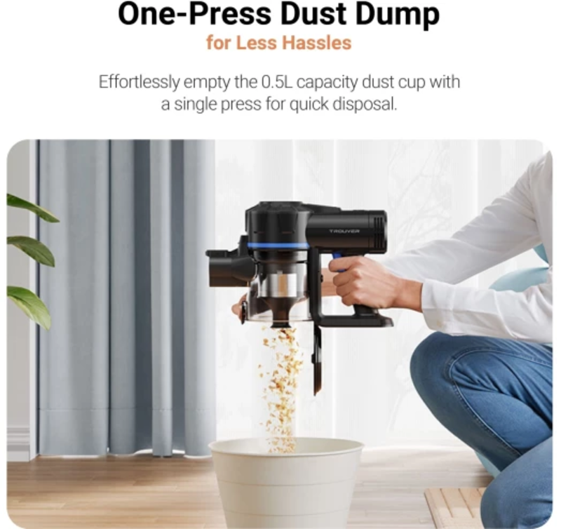 Вертикальный + ручной пылесос (2в1) Dreame Mova Cordless Vacuum Cleaner J10 - фото 1 Вертикальный + ручной пылесос (2в1) Dreame Mova Cordless Vacuum Cleaner J10 - фото 1