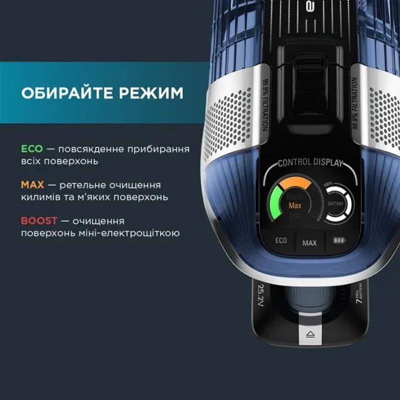 Пилосос акумуляторний Rowenta X-Force 11.60 Aqua RH9890WO Europe - фото 11 Пилосос акумуляторний Rowenta X-Force 11.60 Aqua RH9890WO Europe - фото 11